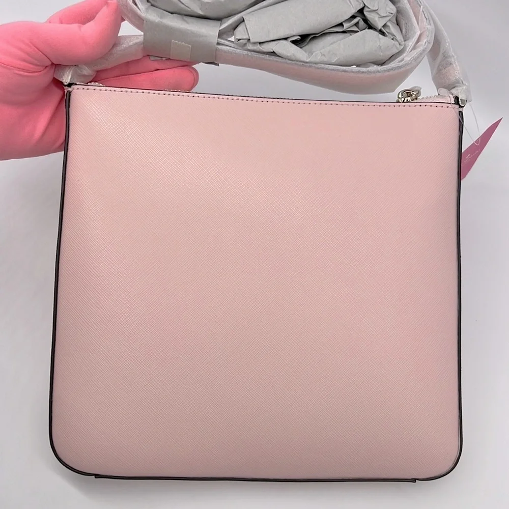 Kate Spade Sadie North South Crossbody Chalk Pink
